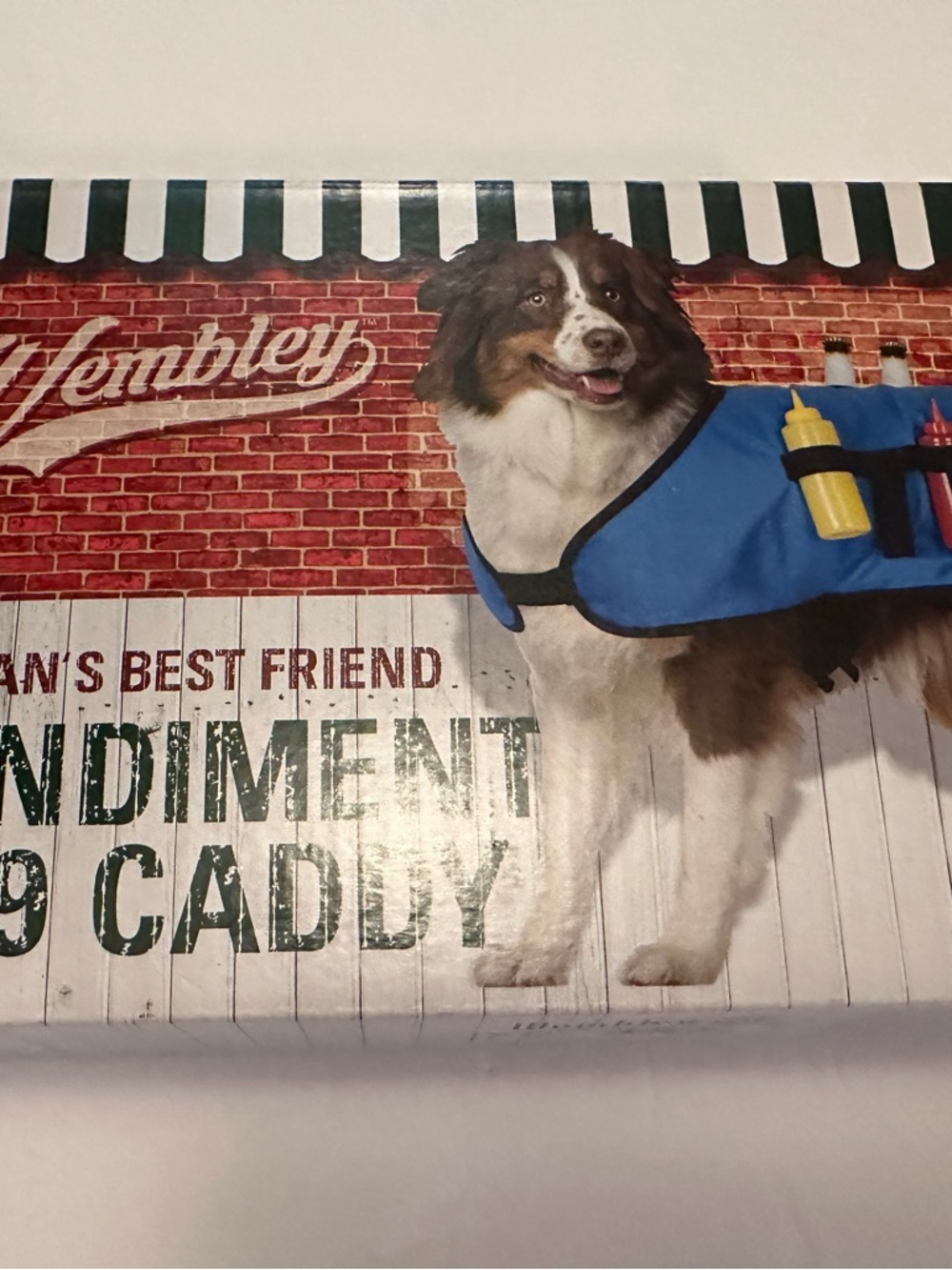 Wembley Blue Dog Condiment Caddy Harness